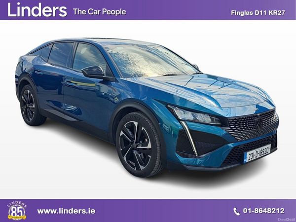 Peugeot 408 Hatchback, Petrol, 2023, Blue