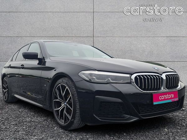 BMW 5-Series Saloon, Diesel, 2021, Black