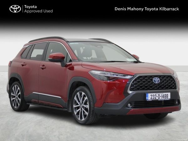 Toyota Corolla Cross SUV, Petrol Hybrid, 2023, Red