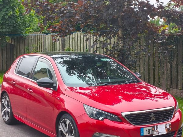 Peugeot 308 Hatchback, Diesel, 2018, Red