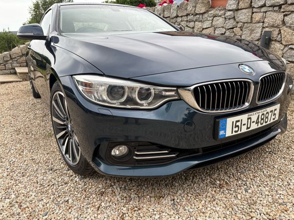 BMW 4-Series Coupe, Petrol, 2015, Blue