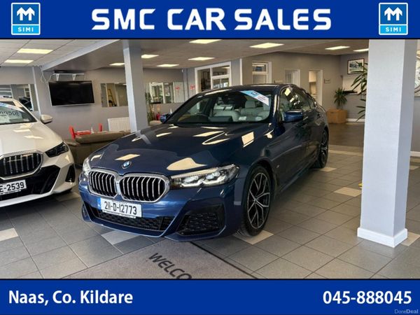 BMW 5-Series Saloon, Diesel, 2021, Blue