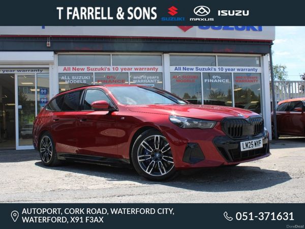 BMW i5 Estate, Electric, 2025, Red