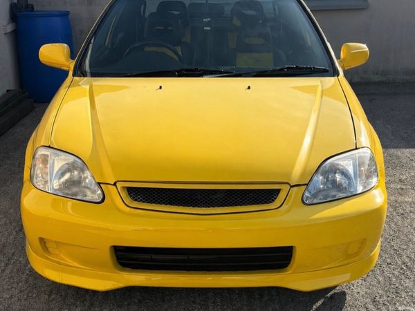 Honda Civic Hatchback, Petrol, 1999, Yellow