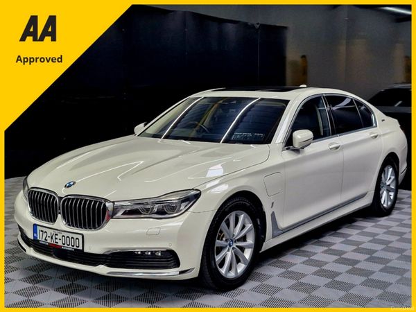BMW 7-Series Saloon, Petrol Plug-in Hybrid, 2017, White