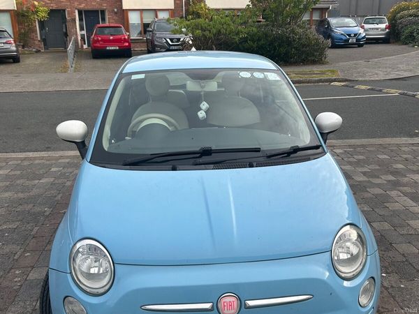 Fiat 500 Hatchback, Petrol, 2013, Blue