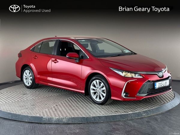 Toyota Corolla Saloon, Petrol Hybrid, 2023, Red