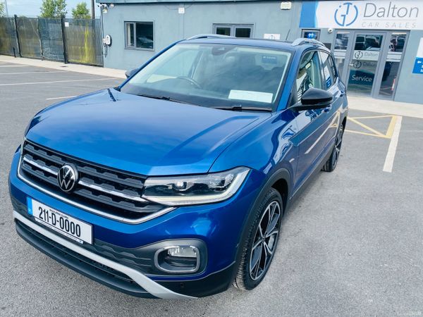 Volkswagen T-Cross Hatchback, Petrol, 2021, Blue