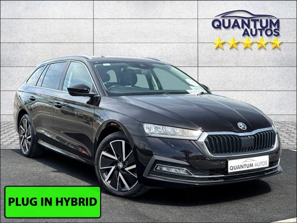Skoda Octavia Estate, Petrol Plug-in Hybrid, 2021, Black