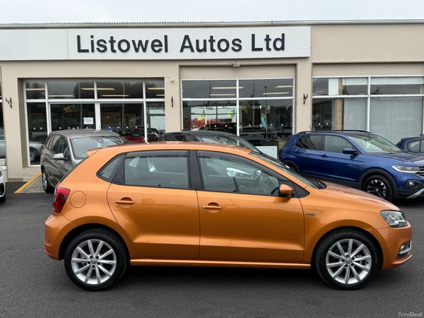 Volkswagen Polo Hatchback, Petrol, 2017, Orange