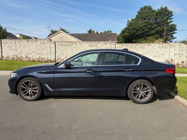 BMW 5-Series Saloon, Diesel, 2018, Blue