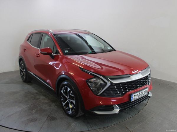 Kia Sportage SUV, Diesel Hybrid, 2023, Red