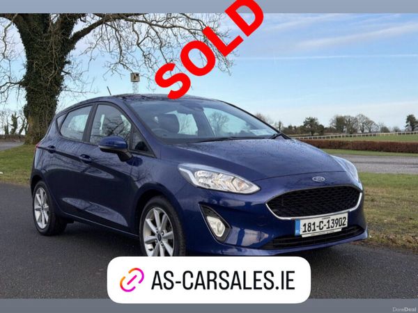 Ford Fiesta Hatchback, Petrol, 2018, Blue
