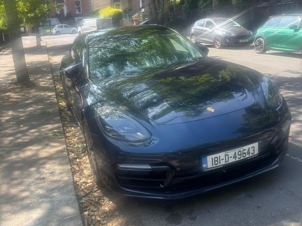 Porsche Panamera Estate, Petrol Plug-in Hybrid, 2018, Blue