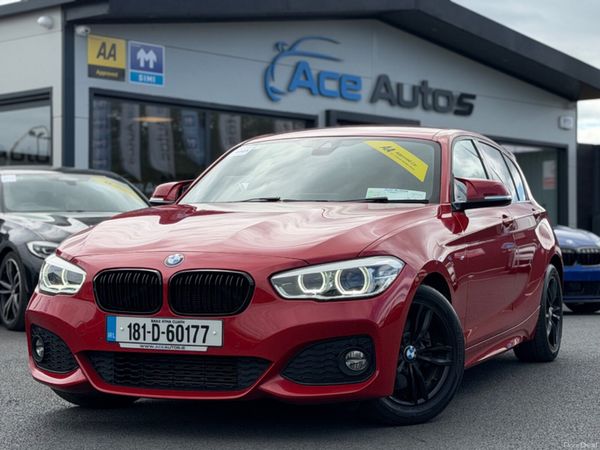 BMW 1-Series Hatchback, Diesel, 2018, Red