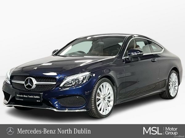 Mercedes-Benz C-Class Coupe, Diesel, 2018, Blue