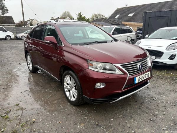 Lexus RX SUV, Petrol Hybrid, 2012, Red