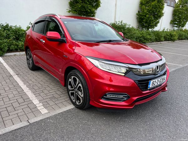 Honda Vezel Estate, Petrol Hybrid, 2018, Red