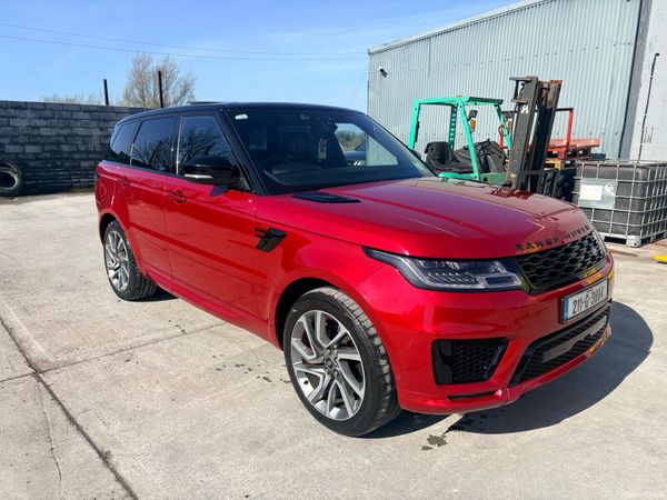 Land Rover Range Rover Sport SUV, Petrol Plug-in Hybrid, 2021, Red
