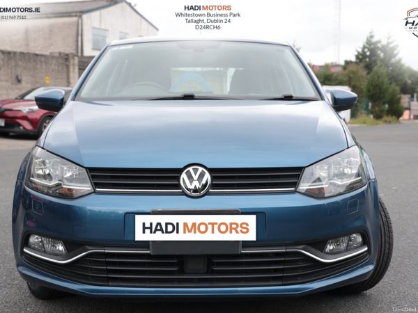 Volkswagen Polo Hatchback, Petrol, 2017, Blue
