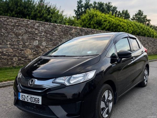 Honda Fit Hatchback, Petrol Hybrid, 2015, Black