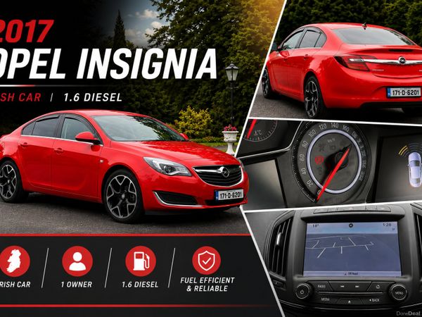 Opel Insignia Saloon, Diesel, 2017, Red
