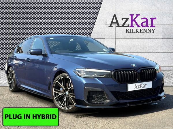 BMW 5-Series Saloon, Petrol Plug-in Hybrid, 2020, Blue