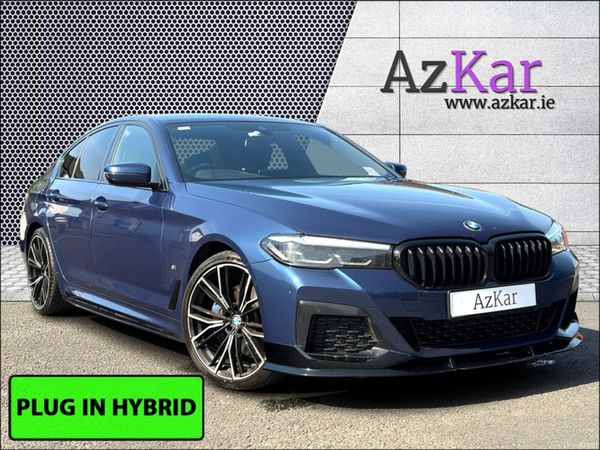 BMW 5-Series Saloon, Petrol Plug-in Hybrid, 2020, Blue