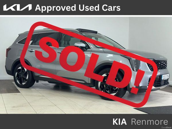 Kia Sorento MPV, Petrol Plug-in Hybrid, 2025, Grey