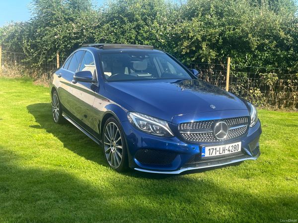 Mercedes-Benz C-Class Saloon, Diesel, 2017, Blue
