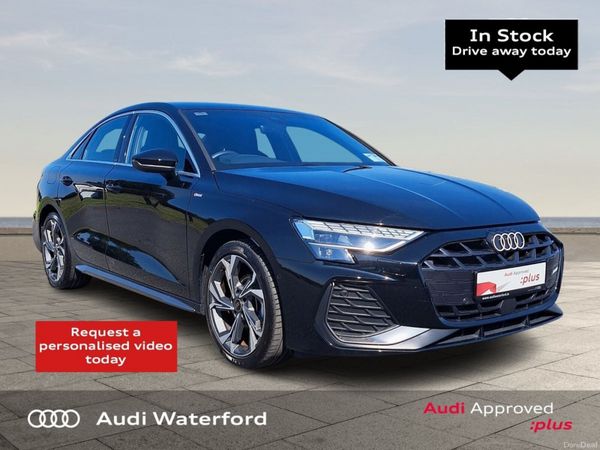 Audi A3 Saloon, Petrol Hybrid, 2025, Black