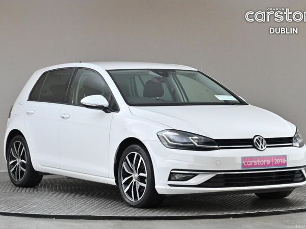 Volkswagen Golf Hatchback, Petrol, 2018, White