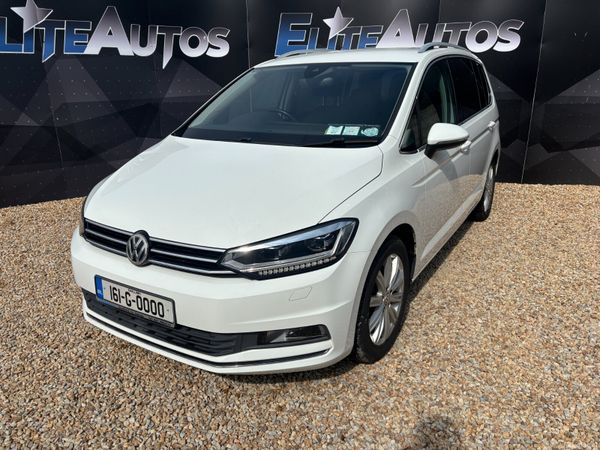 Volkswagen Touran MPV, Petrol, 2016, White