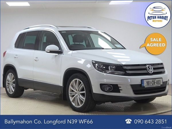 Volkswagen Tiguan SUV, Diesel, 2016, White