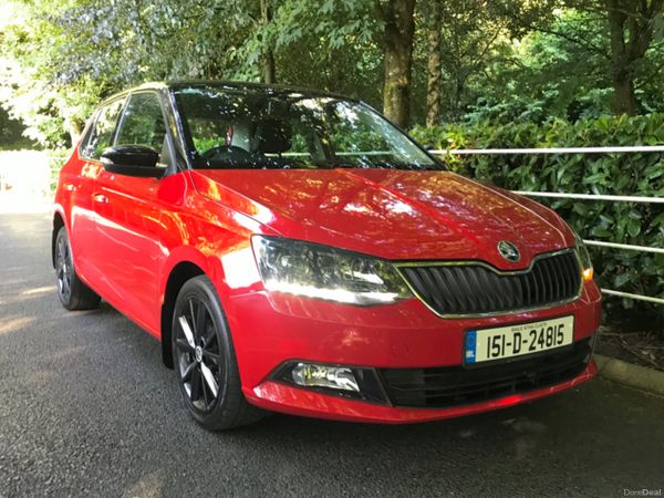 Skoda Fabia Hatchback, Petrol, 2015, Red