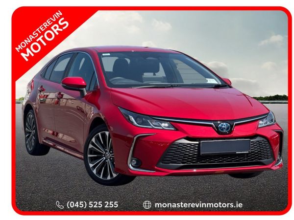 Toyota Corolla Saloon, Petrol Hybrid, 2023, Red