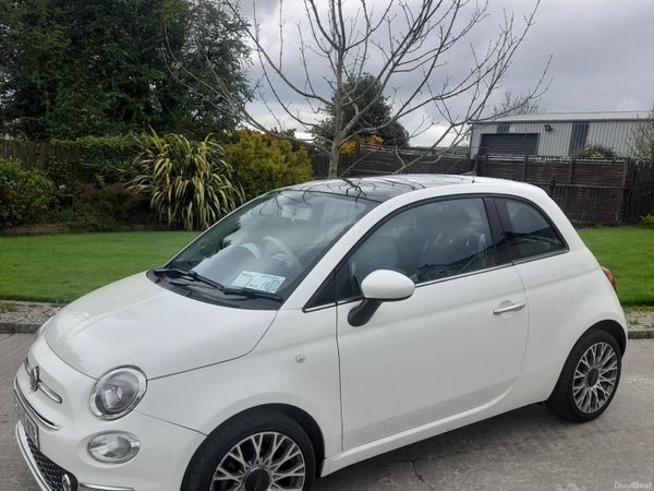 Fiat 500 Hatchback, Petrol, 2021, White