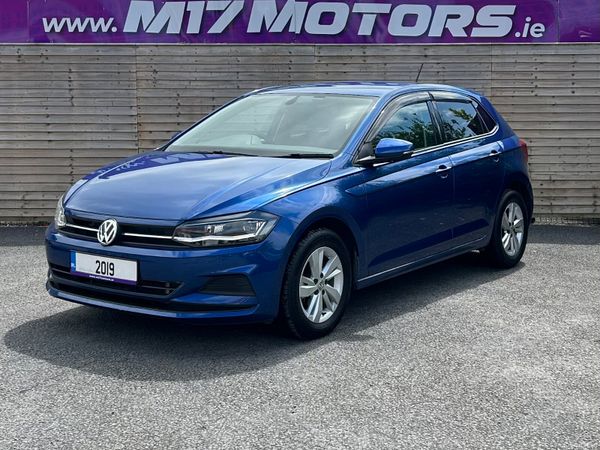 Volkswagen Polo Hatchback, Petrol, 2019, Blue