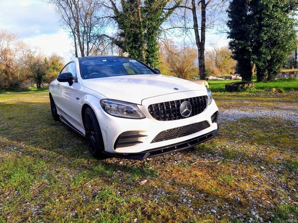 Mercedes-Benz C-Class Coupe, Petrol, 2020, White