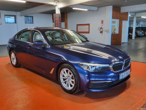 BMW 5-Series Saloon, Diesel, 2019, Blue