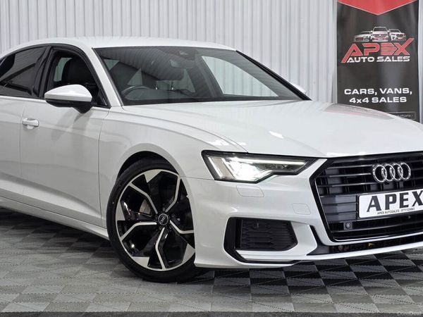 Audi A6 Saloon, Diesel Hybrid, 2022, White