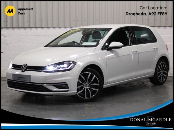 Volkswagen Golf Hatchback, Petrol, 2018, White