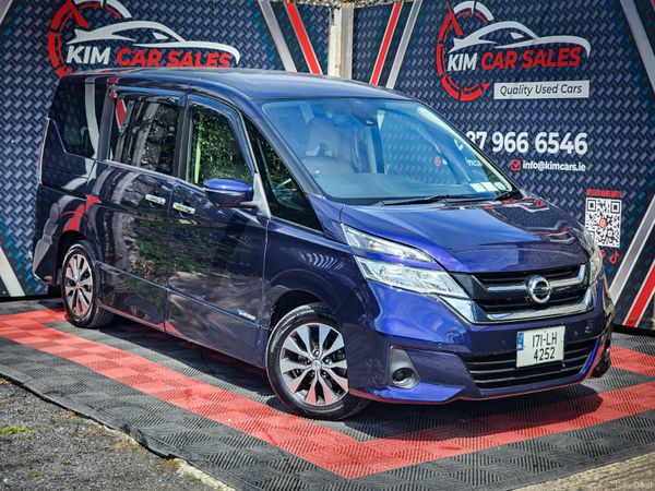Nissan Serena MPV, Petrol Hybrid, 2017, Blue
