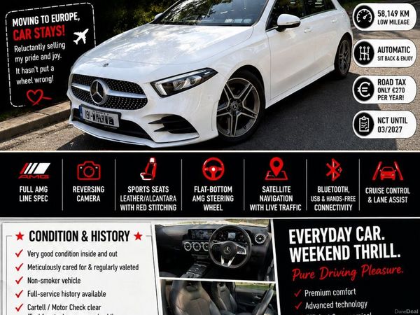 Mercedes-Benz A-Class Estate/Jeep, Petrol, 2019, White