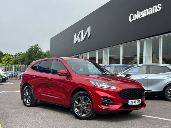 Ford Kuga SUV, Petrol Plug-in Hybrid, 2023, Red