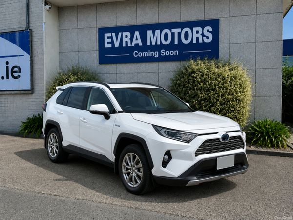 Toyota RAV4 SUV, Petrol Hybrid, 2020, White