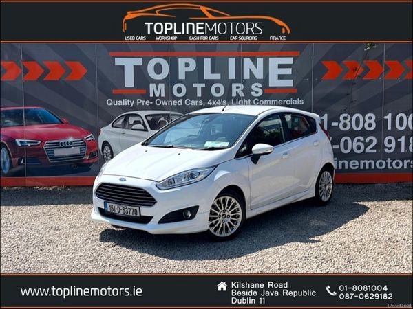 Ford Fiesta Hatchback, Petrol, 2015, White