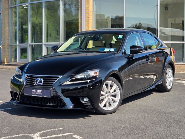 Lexus IS Saloon, Petrol Hybrid, 2015, Black