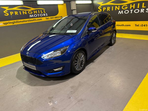 Ford Focus Hatchback, Petrol, 2018, Blue