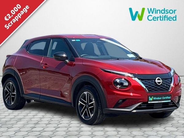 Nissan Juke SUV, Petrol Hybrid, 2024, Red